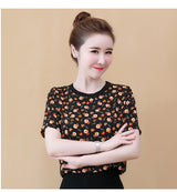 Sweet Chiffon Printed T-Shirt