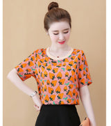 Sweet Chiffon Printed T-Shirt