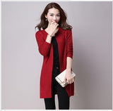 Hollow Knit V-Neck Sweater