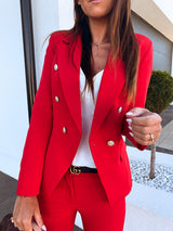 Elegant Double-Breasted Blazer