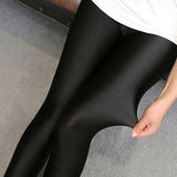 Sleek Black Gloss Leggings