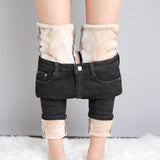 Fleece-Lined Skinny Pants