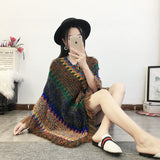 Tassel Scarf Knit Coat