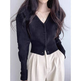 Stylish Short Knitted Cardigan