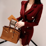 Classic Women’s Double-Breasted Blazer