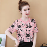 Sweet Chiffon Printed T-Shirt