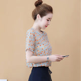 Sweet Chiffon Printed T-Shirt