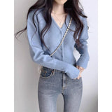 Stylish Short Knitted Cardigan