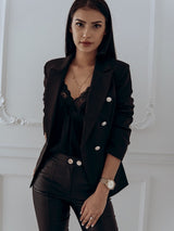 Elegant Double-Breasted Blazer