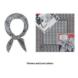 Elegant Printed Silk Square Scarf