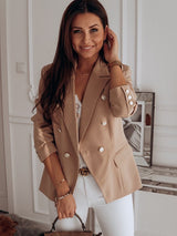 Elegant Double-Breasted Blazer