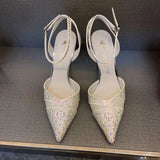 Elegant Hollow Stiletto Heels