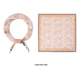 Elegant Printed Silk Square Scarf