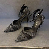 Elegant Hollow Stiletto Heels